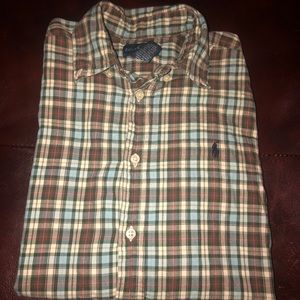 Plaid Cotton Poplin Shirt